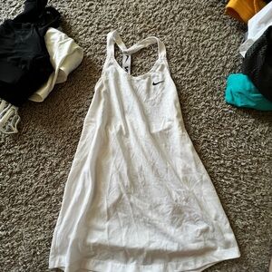 Nike White Dri-FIT Tank Top